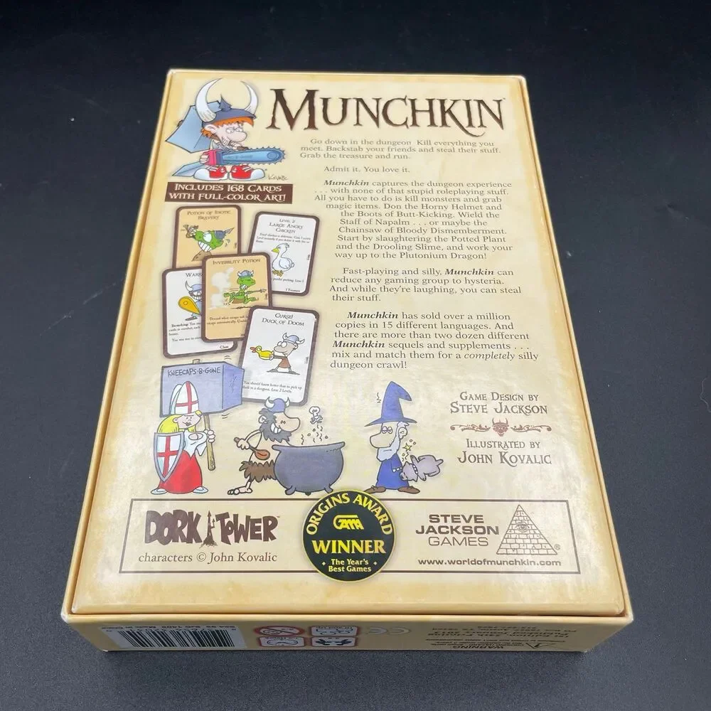 Munchkin Card Game Deluxe Edition Base Set Steve Jackson Games Shrink Wrapped